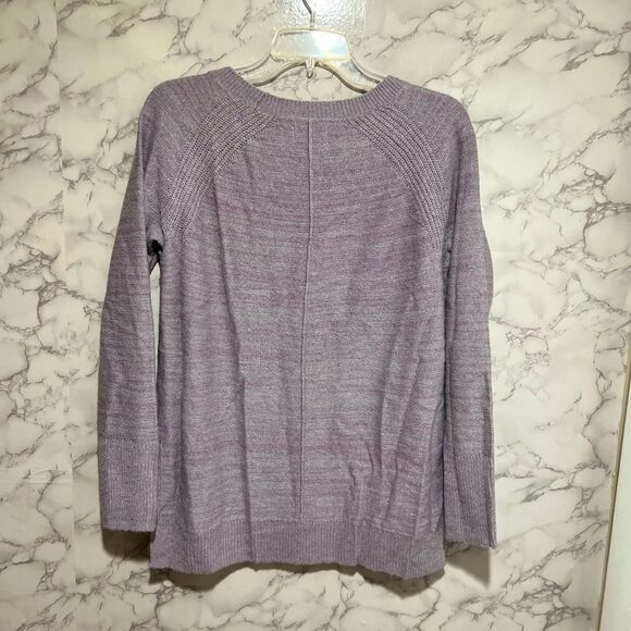 Lou & Grey Purple Pullover Sweater with Wool & Alpaca - Picture 7 of 10
